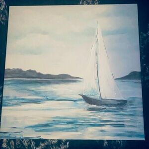 Coastal Wall Art 16”x16”x1”